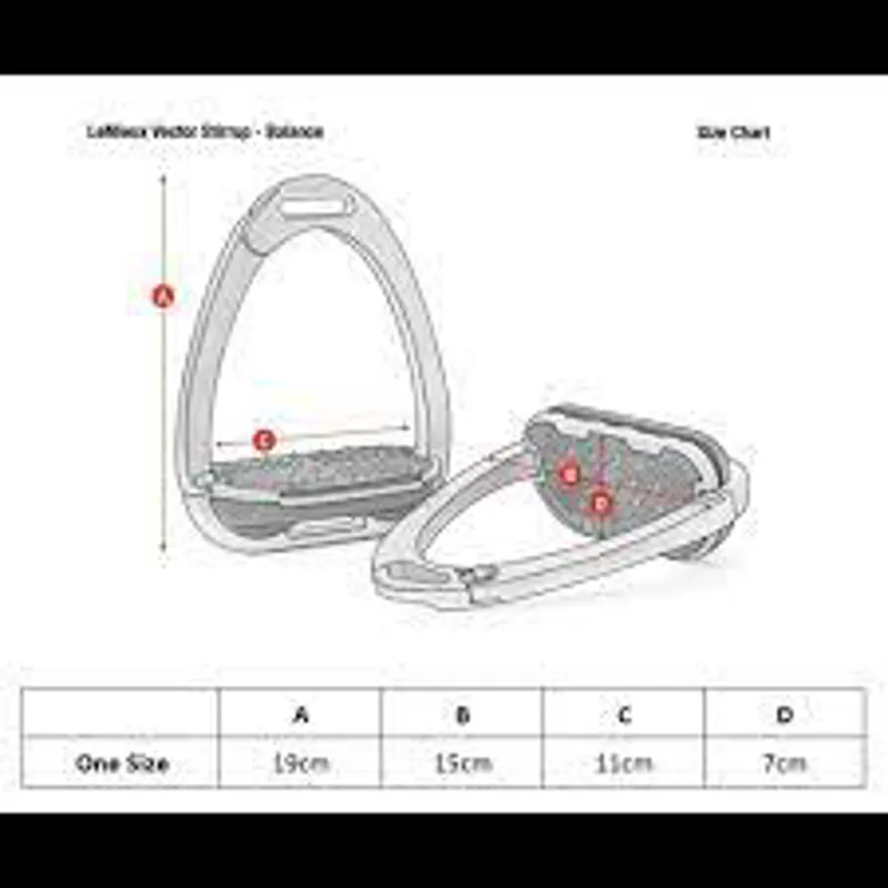 LeMieux Vector Balance Stirrup Aluminium/Black-4